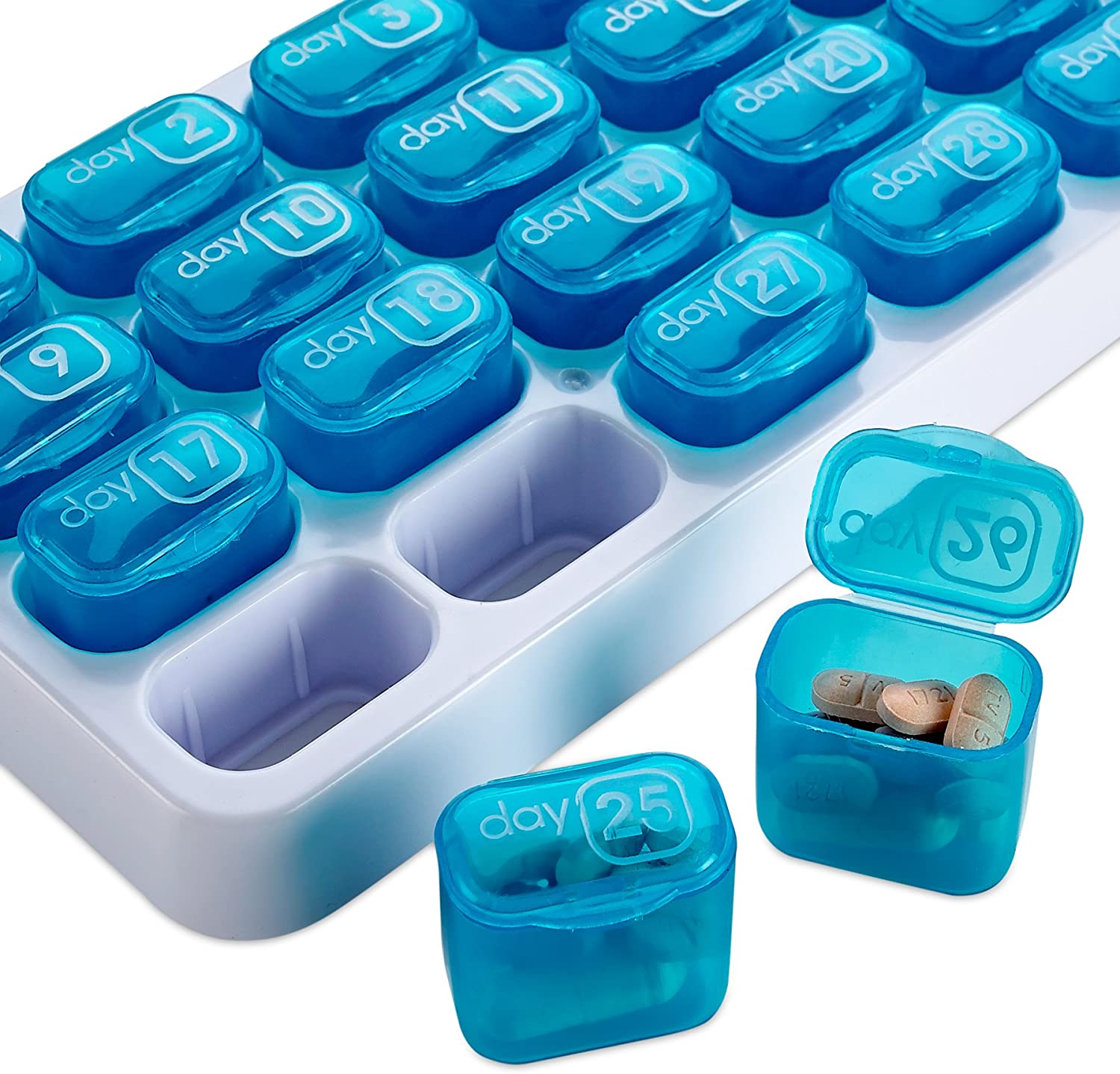 Prescription Removable Pop Out Monthly Pill Organizer
