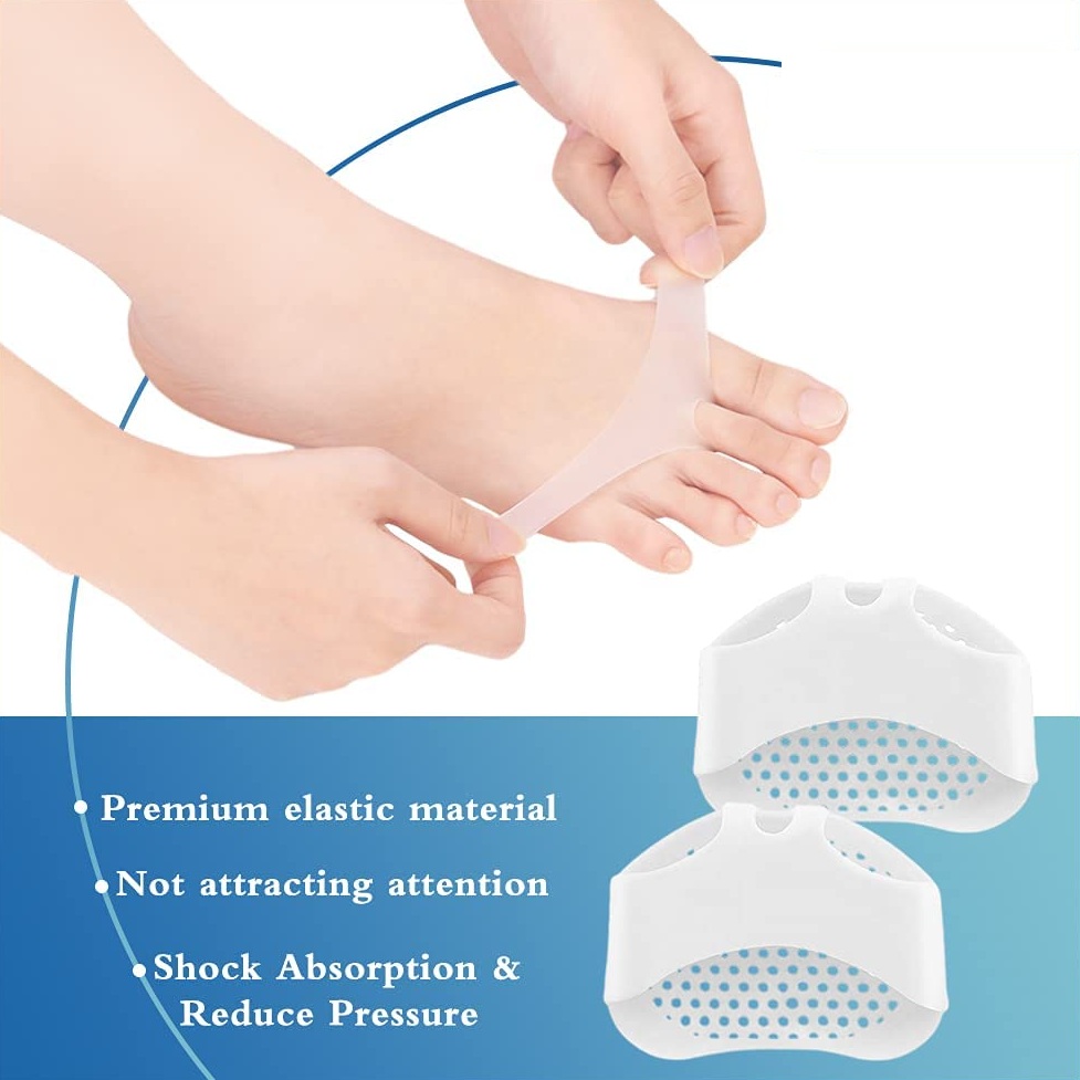 Breathable Soft Gel Forefoot Cushion for Pain Relief