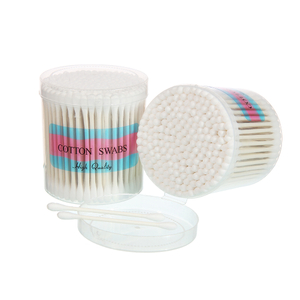 Retail Plastic Stick Soft Cotton Swab with Dual Ends