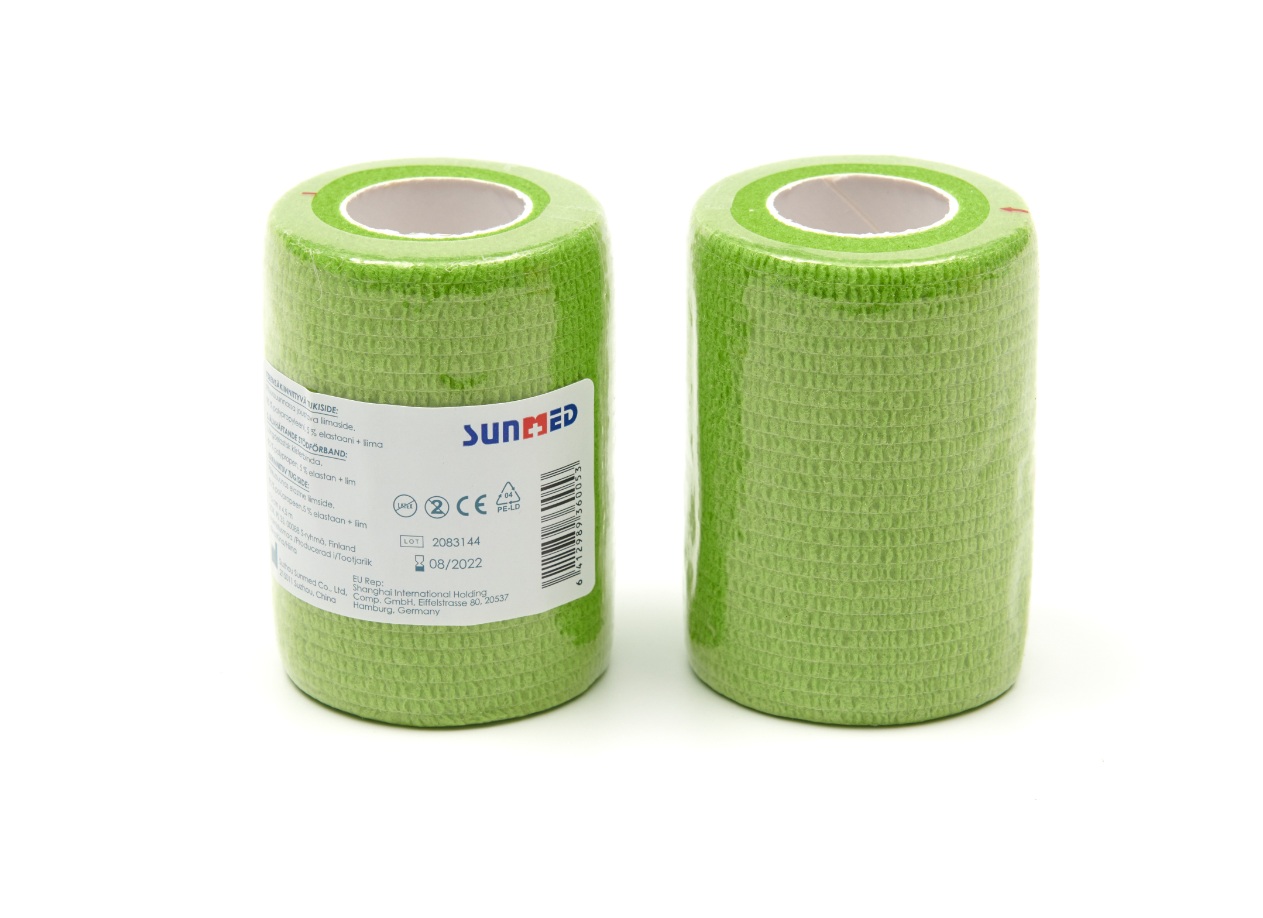 Sports Elastic Non Woven Cohesive Bandage For Wound
