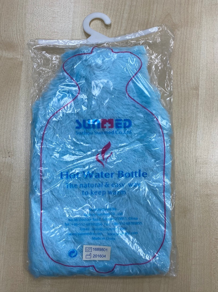 2L Rubber Hot Water Bag for Family Health Care with Cover