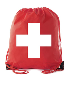 Promotional Custom Medical Drawstring Backpack First Aid Bag