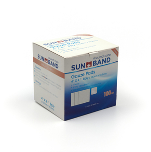 Detectable Surgical Sterile 100% Cotton Gauze Swabs with X Ray