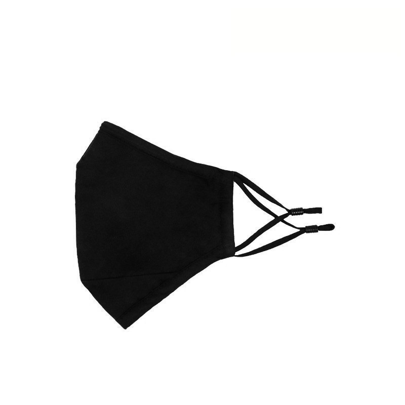 Novelty Reusable Black Cotton Mask with Carbon Filter