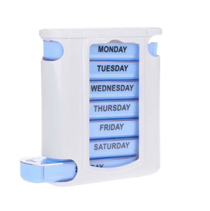 Weekly Daily Medication Pill Box for Vitamins