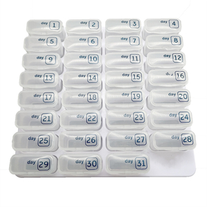 Removable Weekly 31 Day Monthly Pill Box