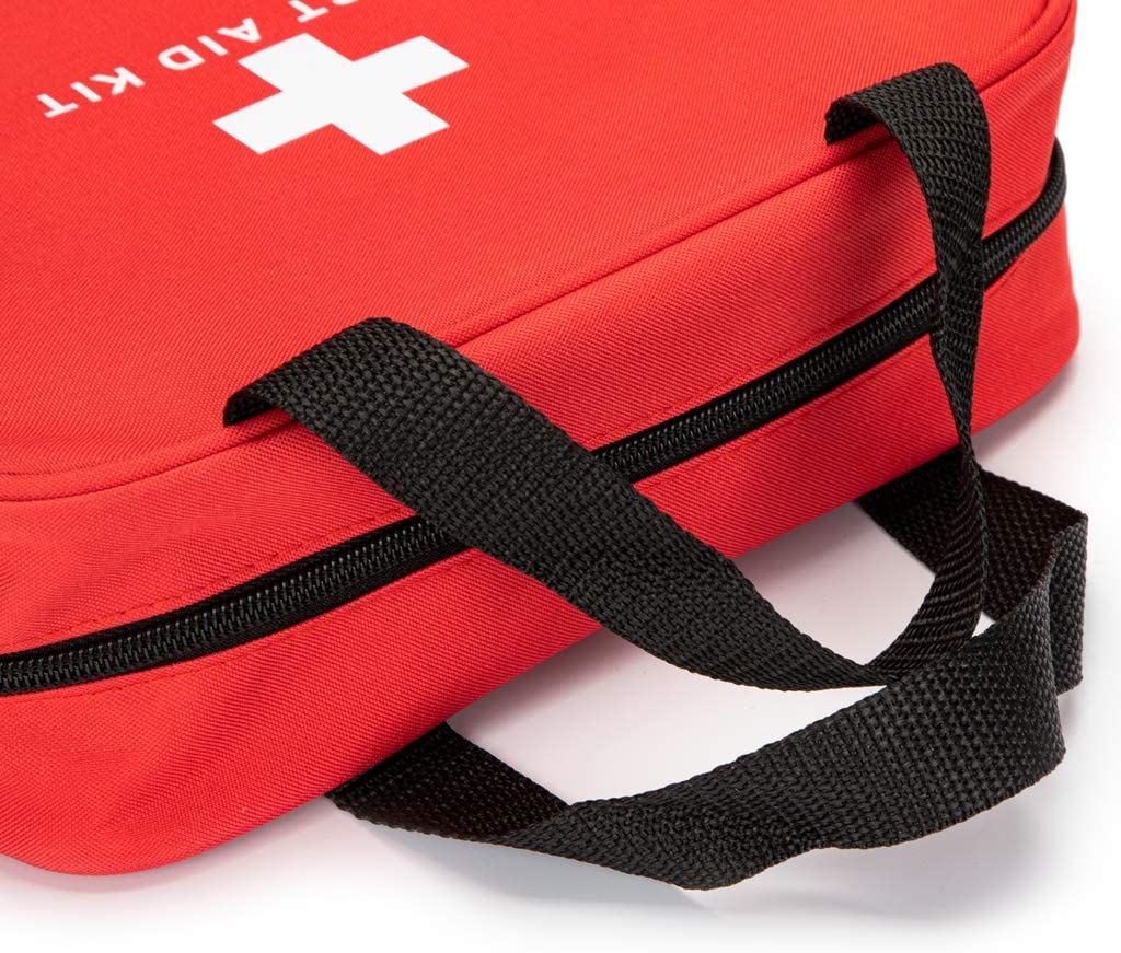 Promotional Empty Red Tote First Aid Bag for Travel Car Home