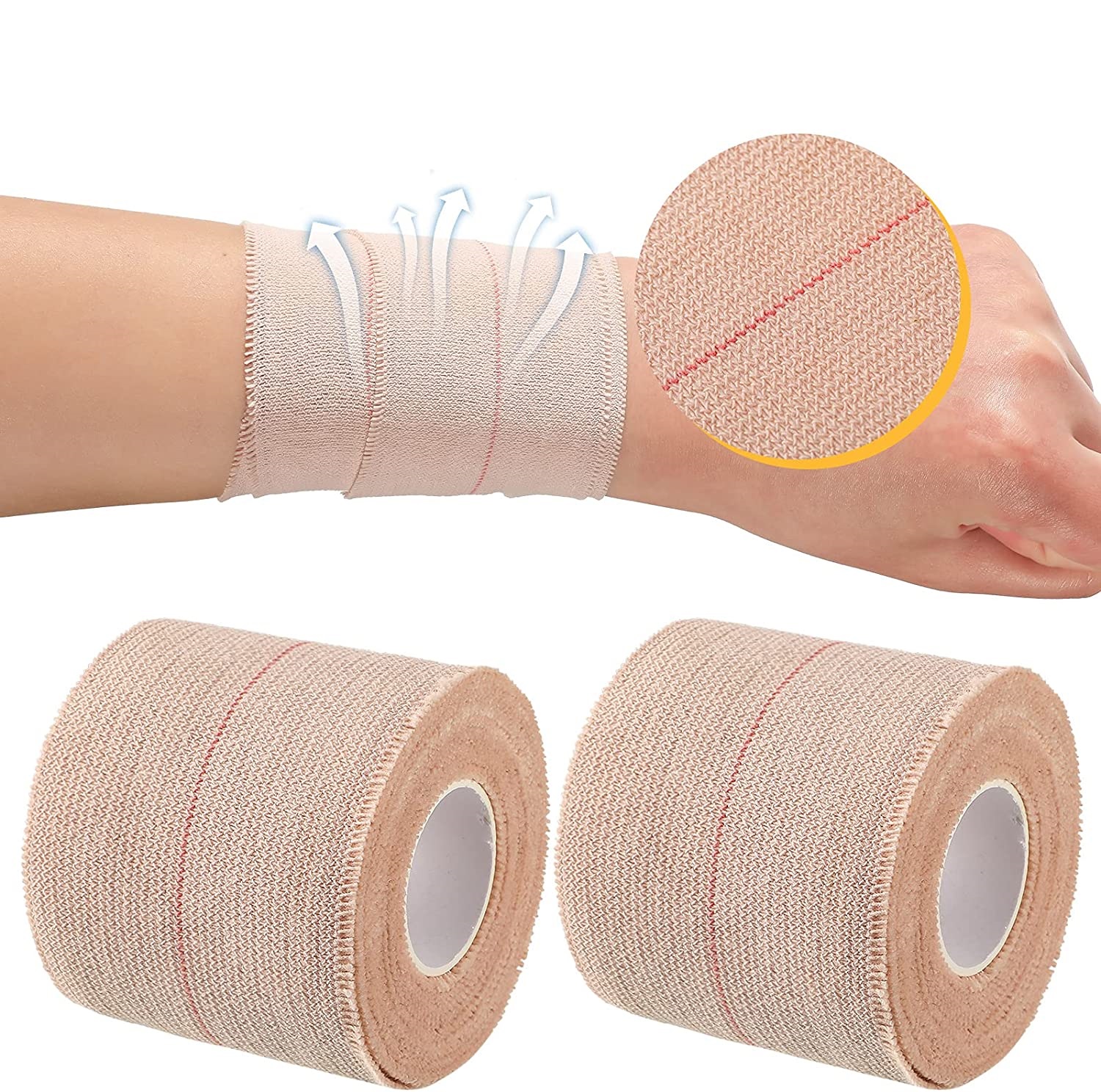 High Quality Breathable EAB Athletic Elastic Adhesive Sports Bandages 