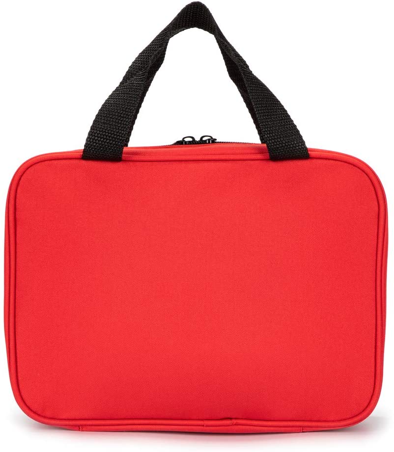 Promotional Empty Red Tote First Aid Bag for Travel Car Home