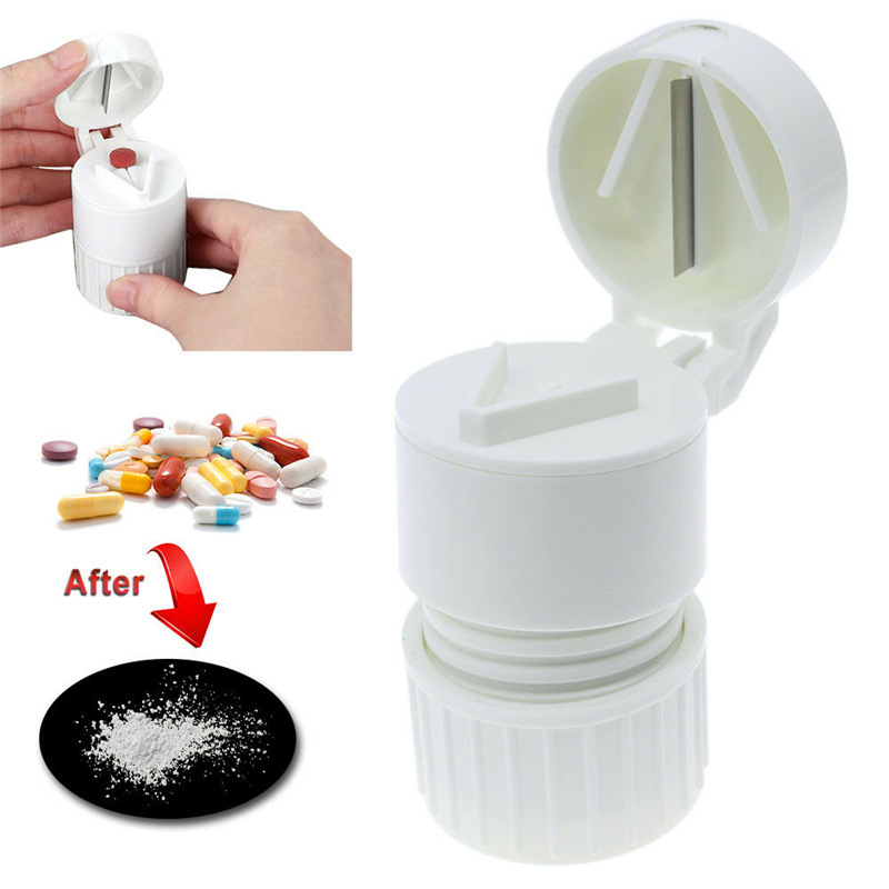 Portable Safe Mini Medication Tablet Crusher