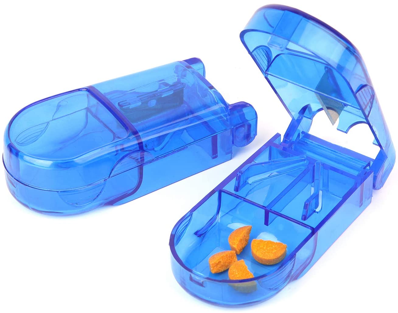 Portable Small Plastic Pill Cutter with Blade