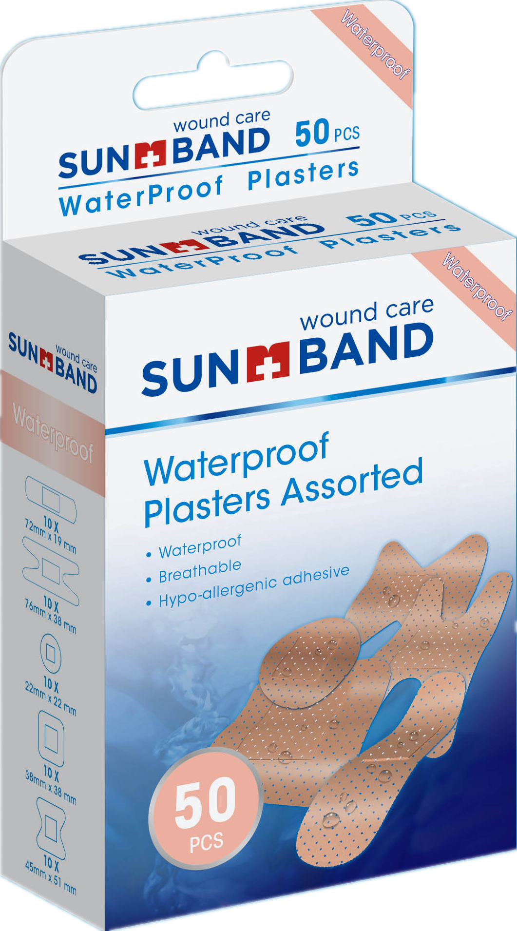 Wound Care - Waterproof Plaster Strips - VitaPlus