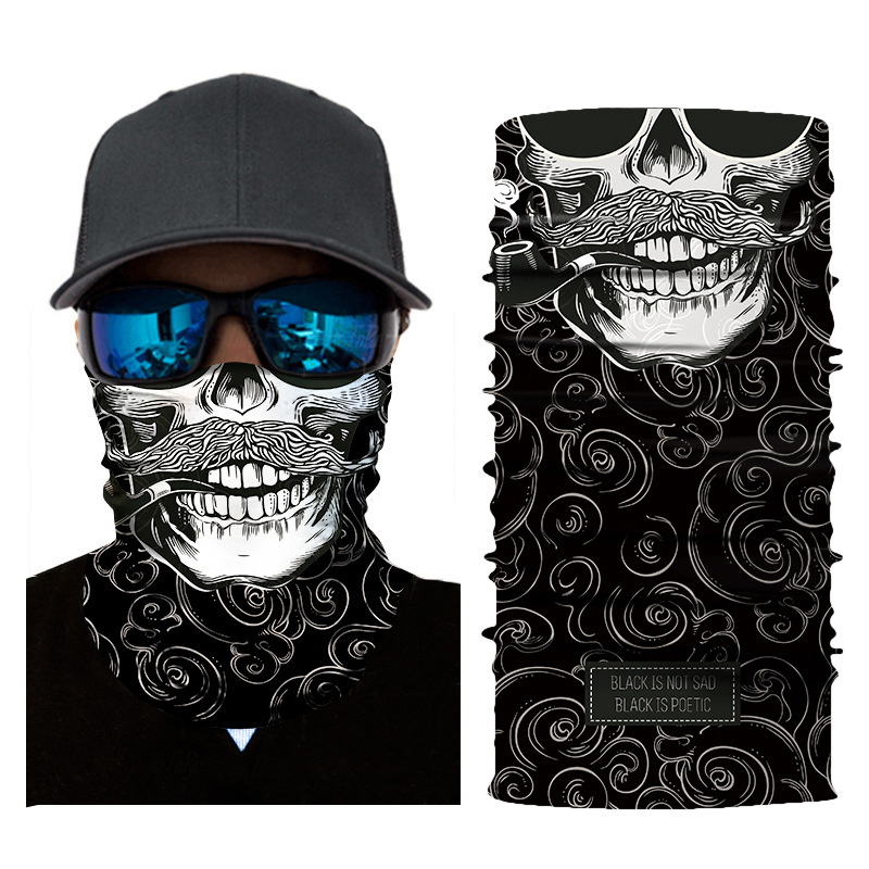 Fashion Multifunctional Elastic Cotton Headwear Cycling Mask