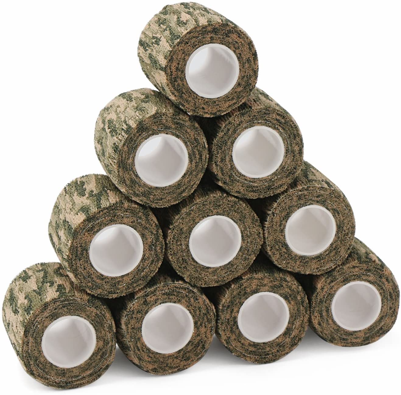 Outdoor Camo Protective Cohesive Bandage for Flashlight Hunting 