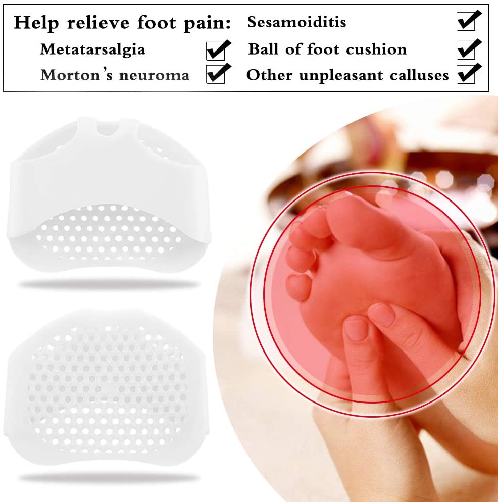 Breathable Soft Gel Forefoot Cushion for Pain Relief