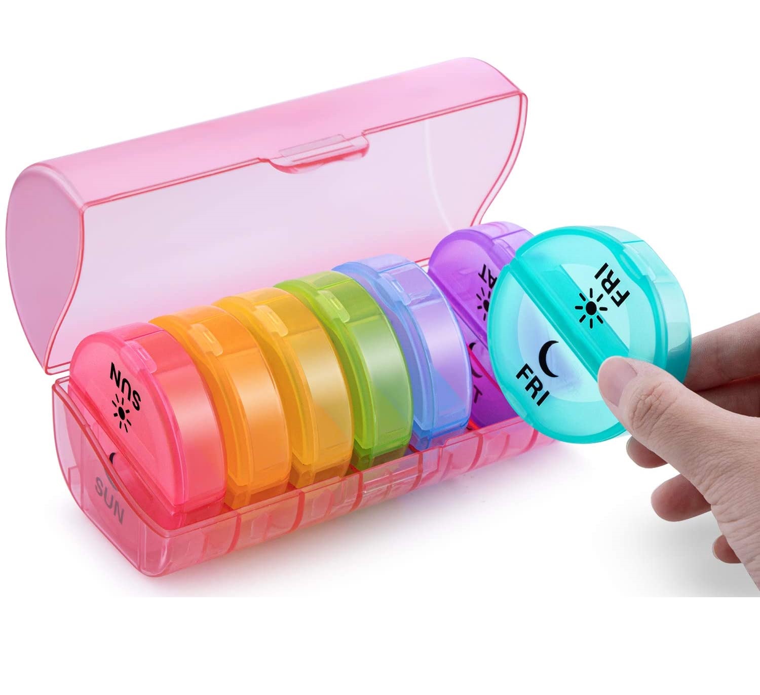 Giveaway Portable Plastic Daily Pill box