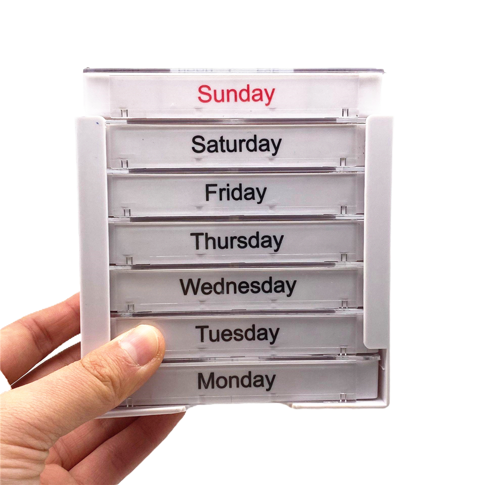 Hot Sale New Portable Multifunctional Monthly Pill Storage Box